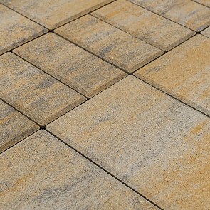 Тротуарная плитка вибропрессованная СИТИ Color Mix Песчаник | 600х300 | BRAER